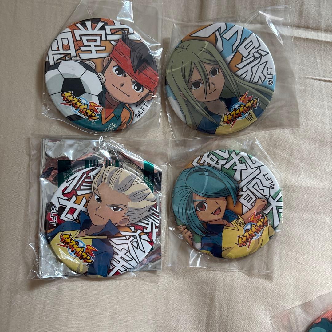 イナズマイレブン 、GO どデカ缶バッジ 12点