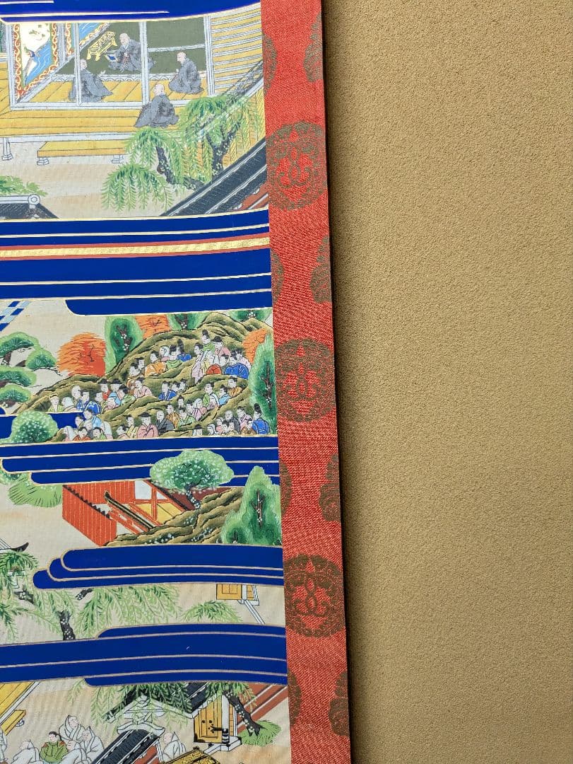 親鸞聖人御絵伝 表具 西本願寺紋