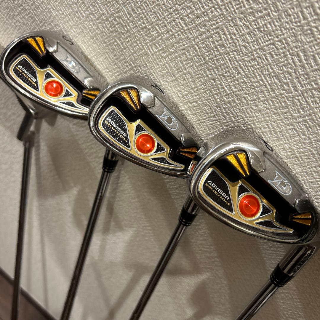 美品DAIWA13本アドバイザー　ロイヤルX　メンズ R ゴルフセット