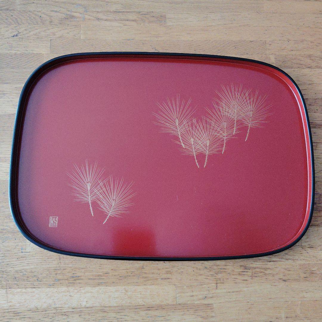 輪島塗　漆器盆 萬砂文蔵