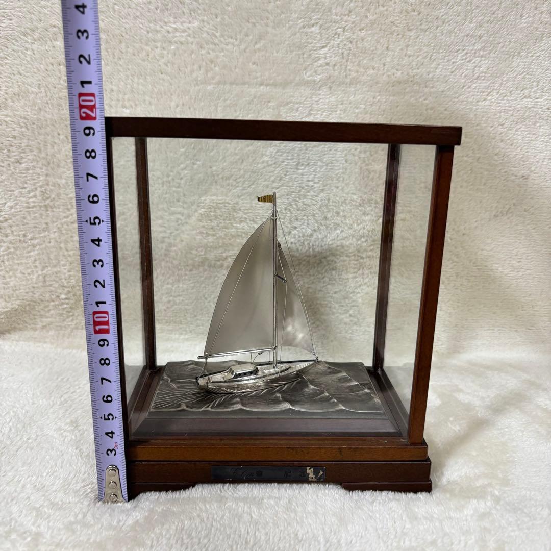 ヨット 置物 関武比古 SEKI STERLING 960 刻印 銀製 シルバー