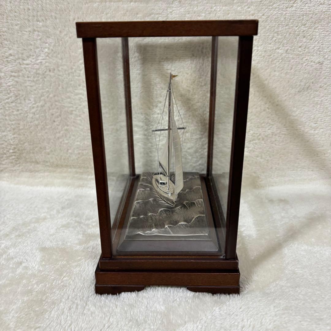 ヨット 置物 関武比古 SEKI STERLING 960 刻印 銀製 シルバー