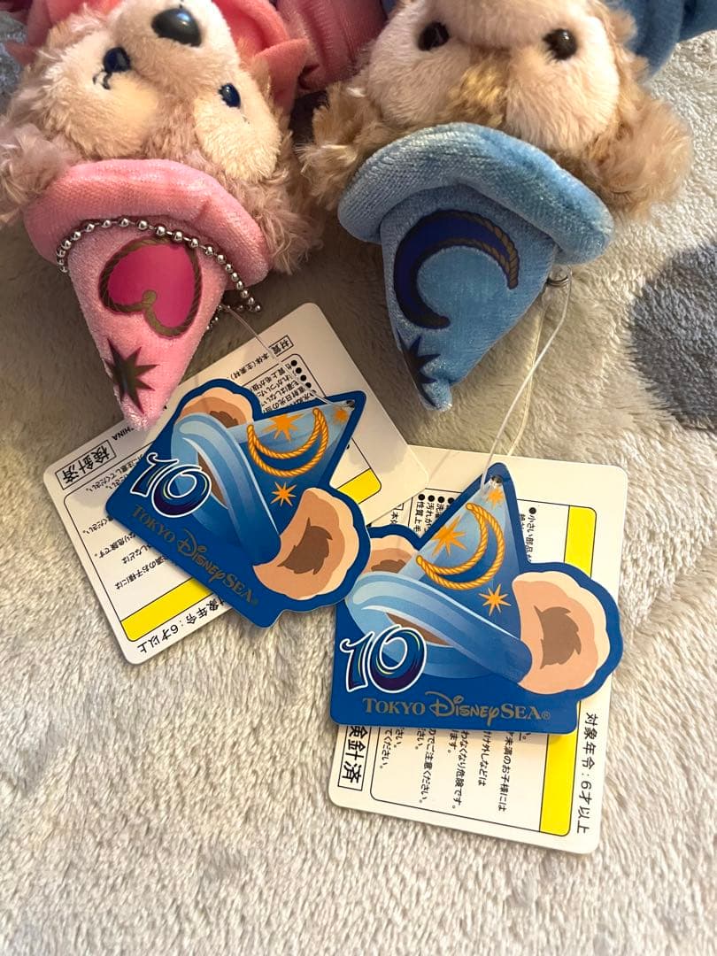 【新品/まとめ売り】ダッフィー シェリーメイ 東京ディズニーシー 10周年 ペア