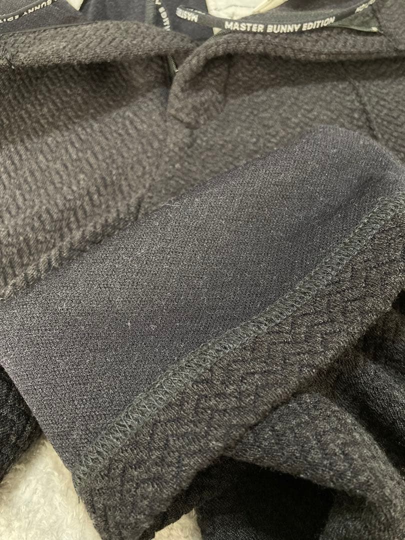 新品 パーリーゲイツ マスターバニー エコロジスタヘリンボンパンツ(6)LL