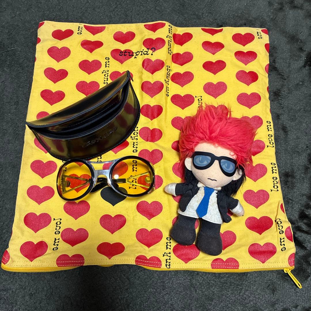 hide ラインパーカー ジャージ　サングラス　クッションカバー　ぬいぐるみ