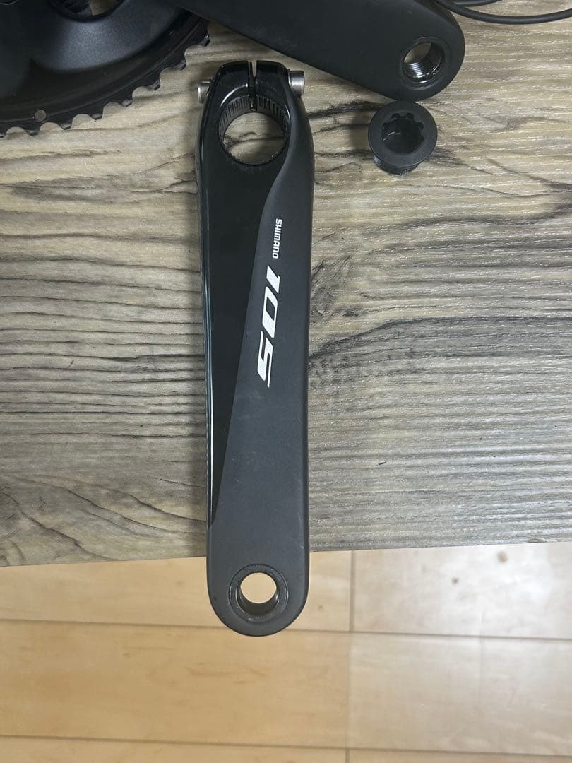 シマノ 105 7000 クランクセット165mm 50-34 左パワーメーター