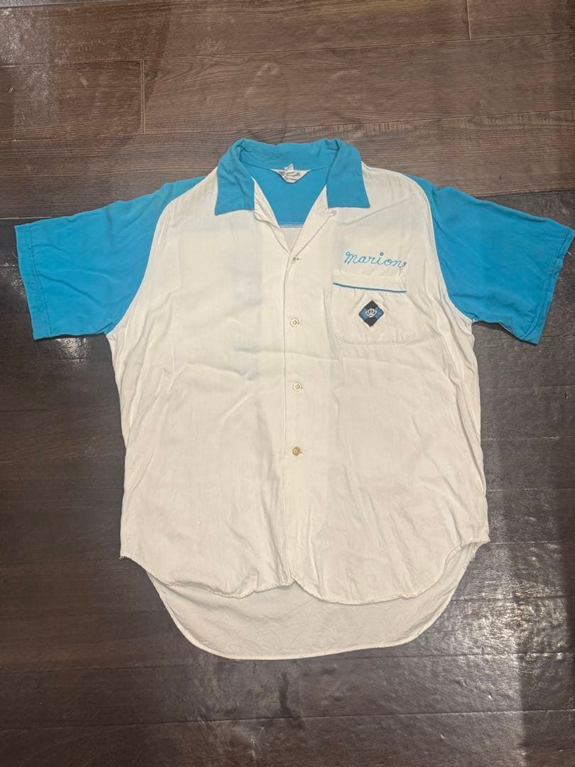 【希少】ビンテージ Swingster チェーンステッチ ボウリングシャツ