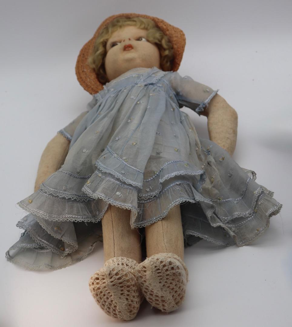 アンティーク・レンチ・ドール 45cm 虫喰いあり LENCH DOLL