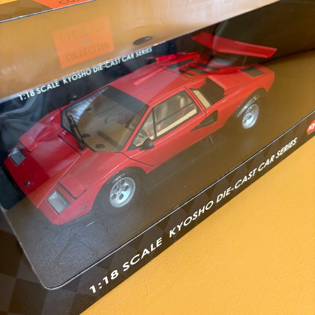 京商 1/18 ランボルギーニ カウンタックLP500 赤