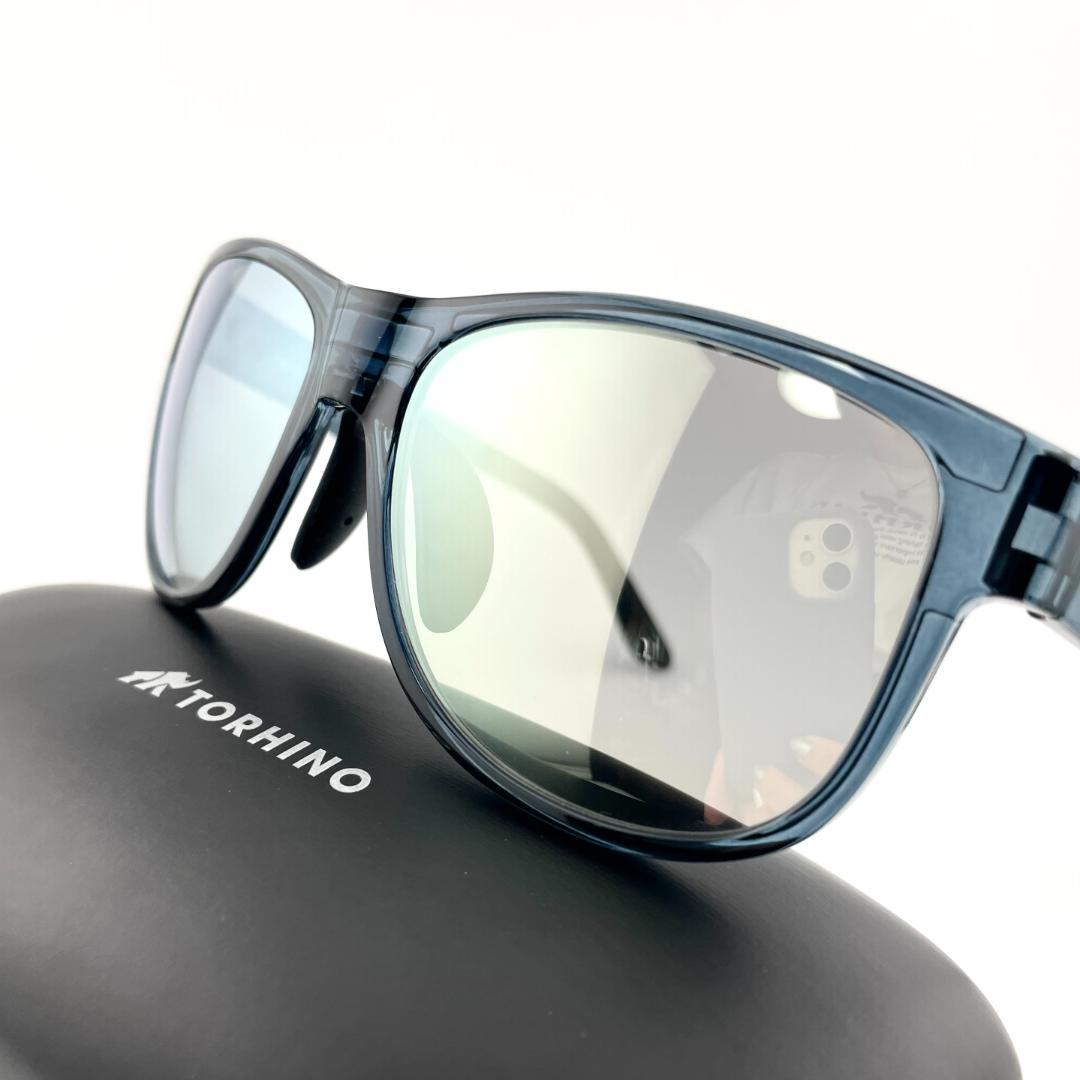 トライノ　偏光サングラス　フィールドグレイ/ミラー　釣りアウトドアUVカット