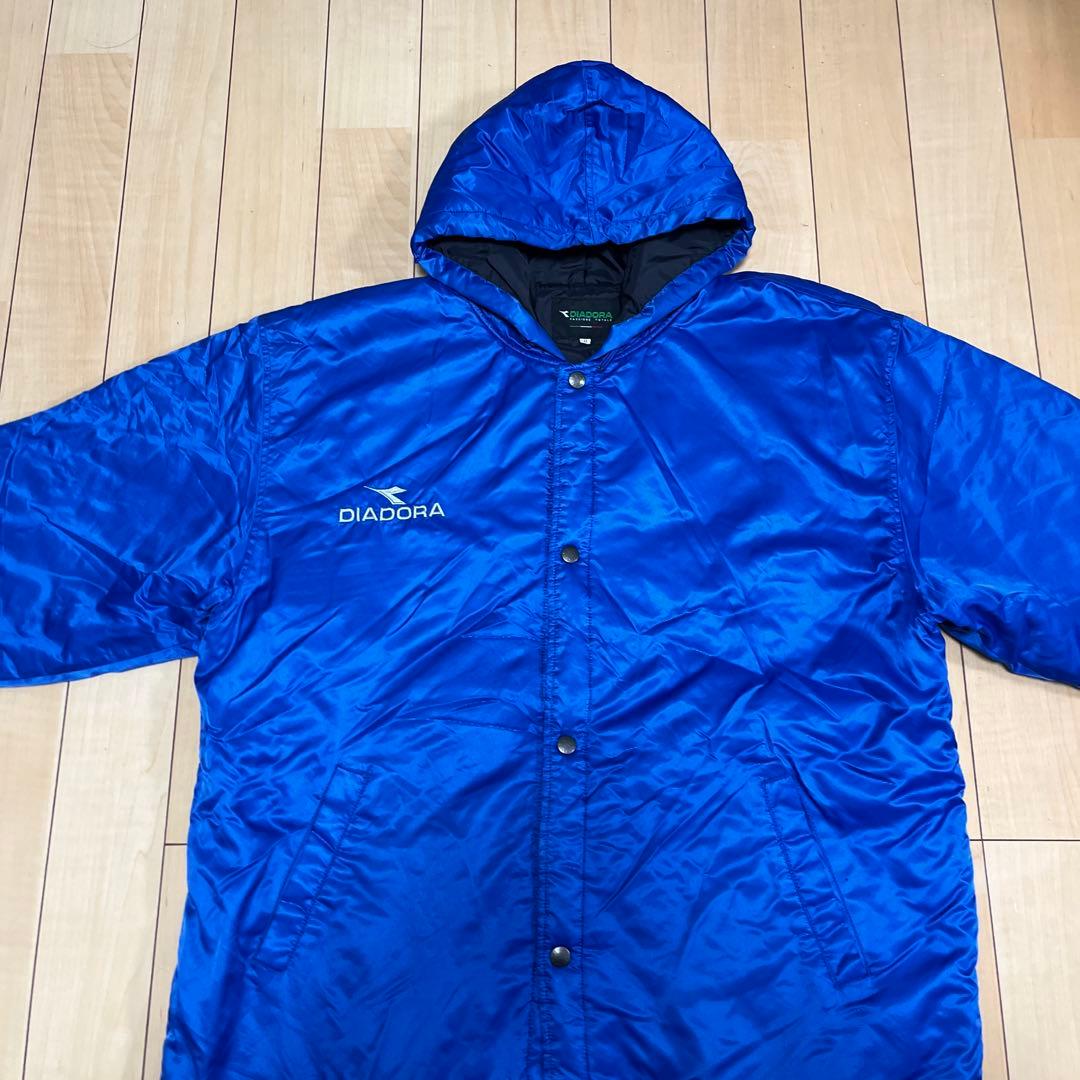 【寒波セール！】ディアドラ フード付 ベンチコート O 中綿 サッカー テニス