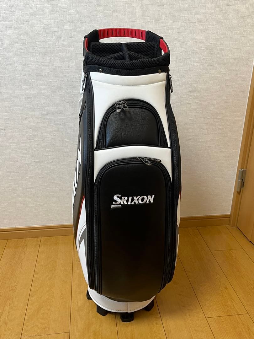 美品　SRIXONキャディバッグ レプリカモデル　ホワイト・ブラック