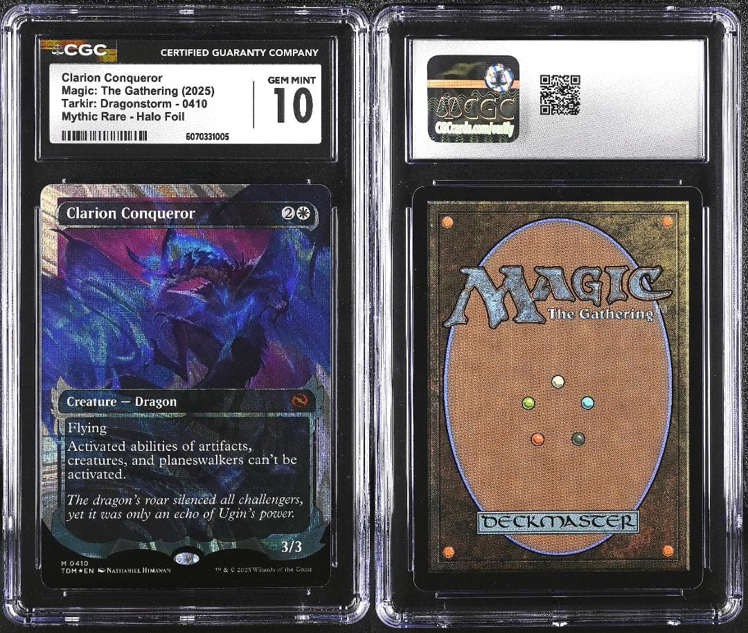 【CGC10】MTG ハローFoil 鳴り渡る龍哮の征服者 2枚セット