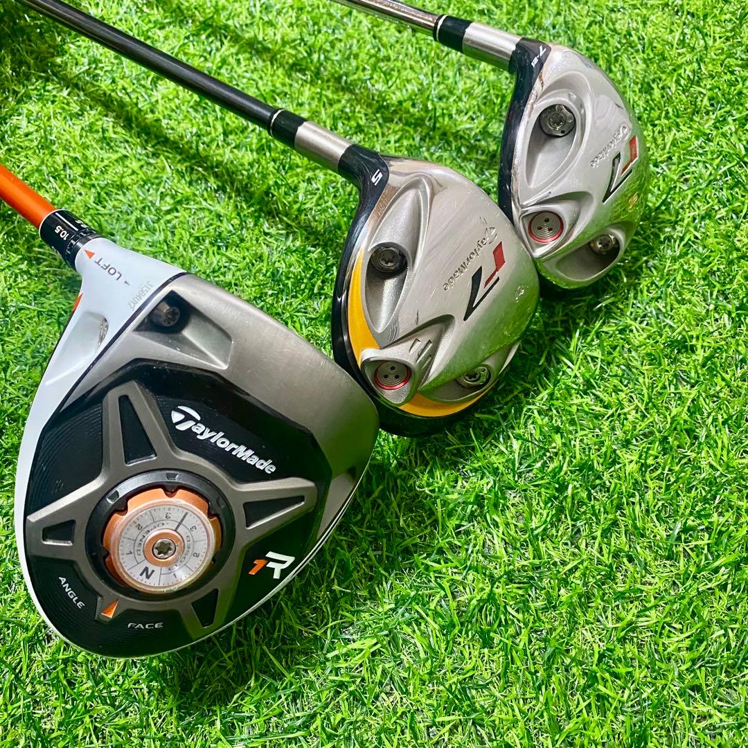 テーラーメイド R1 R7 ゴルフセット 13本 左 レフティ クラブ メンズ