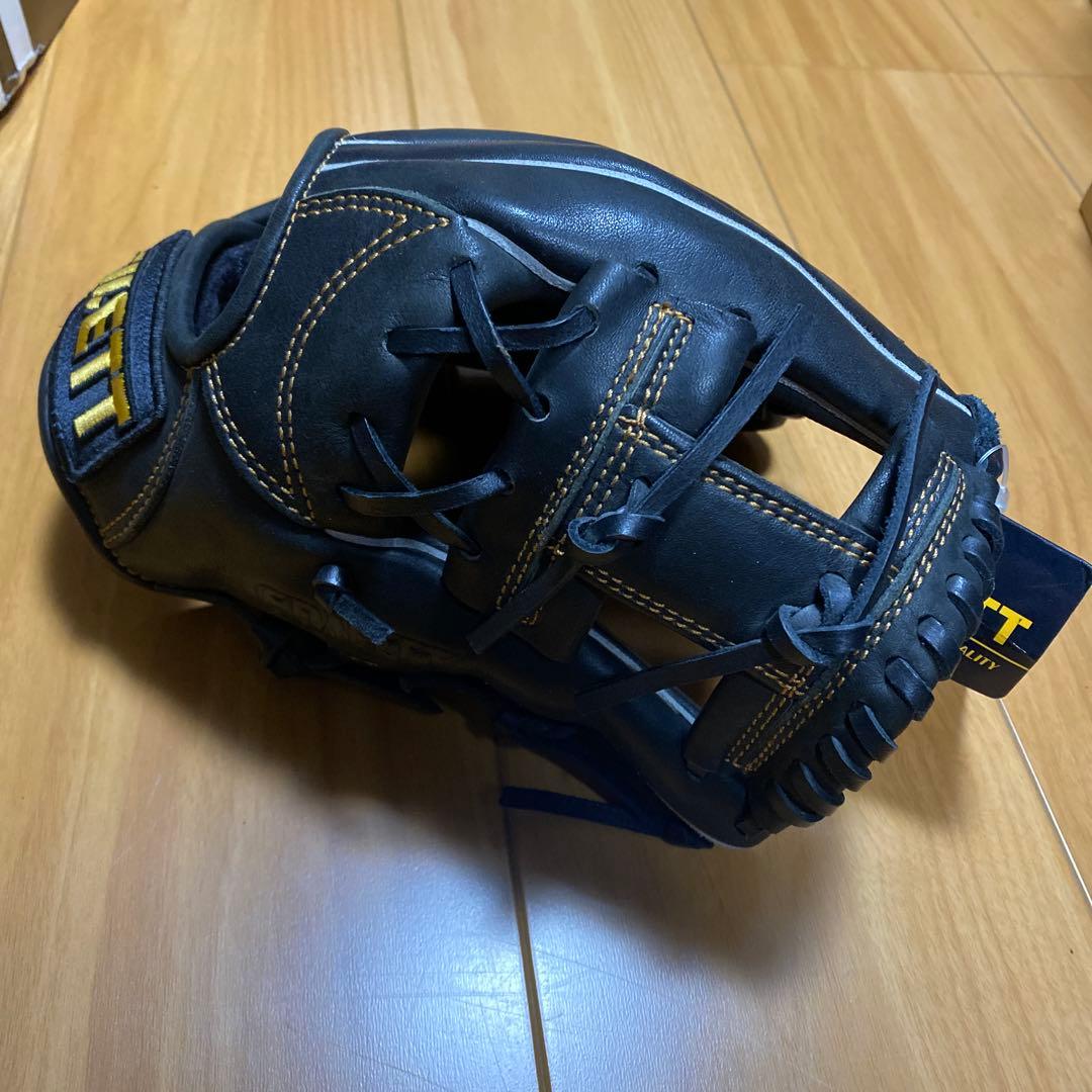 ZETT GRAFECT 少年軟式グローブ Ｓ　黒