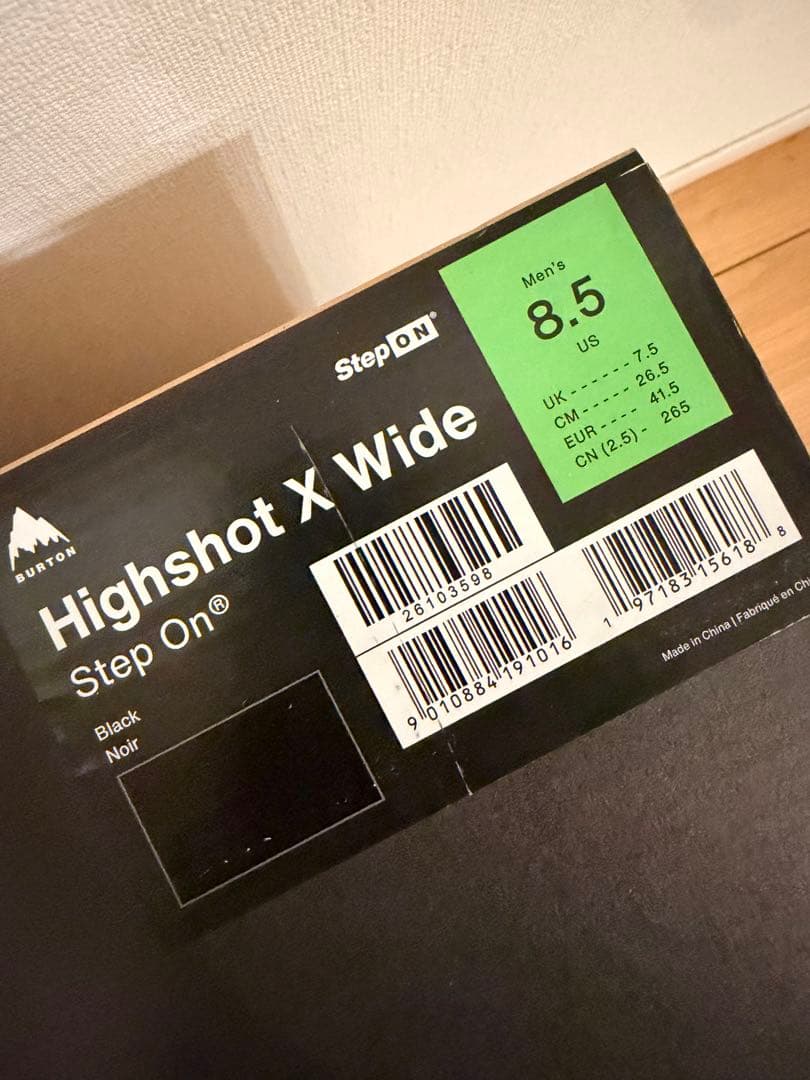 バートン HIGHSHOT X ハイショット ワイド ステップオン ブーツ