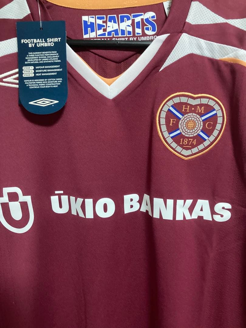 アンブロ　ハーツ　長袖ユニホーム　US Mサイズ 未使用品