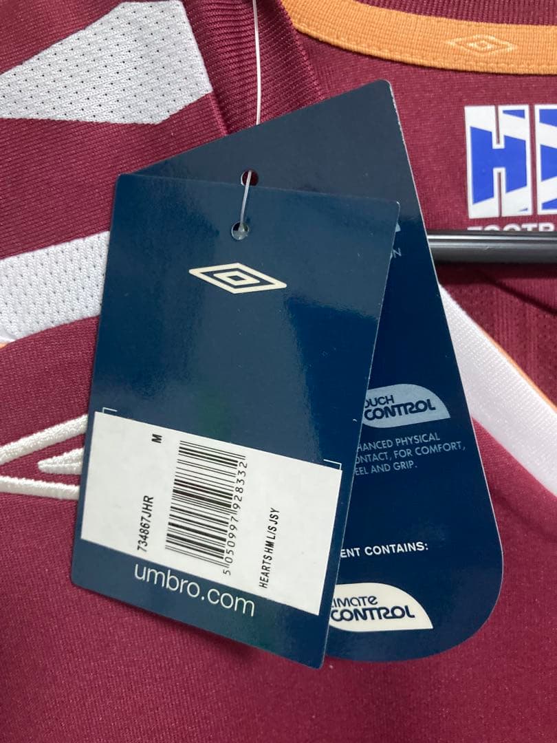 アンブロ　ハーツ　長袖ユニホーム　US Mサイズ 未使用品