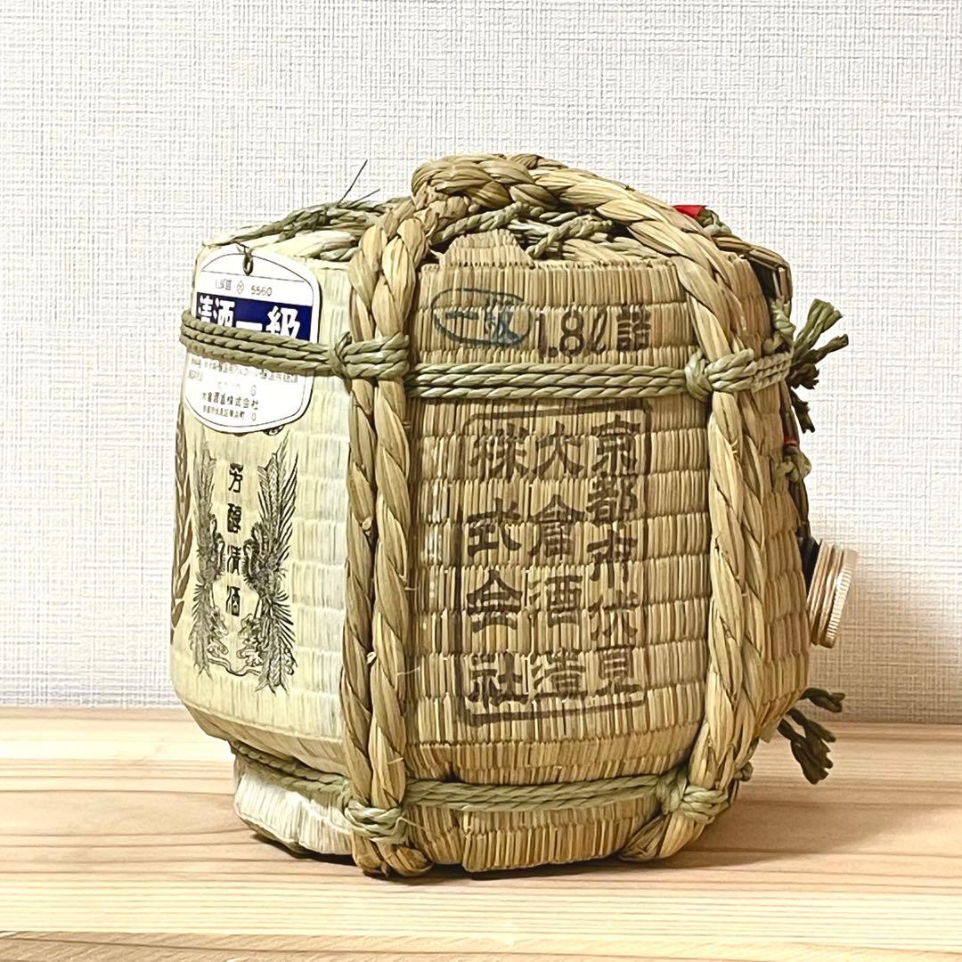 月桂冠　菰樽型　1.8ℓ詰　昭和53年製造　未開栓