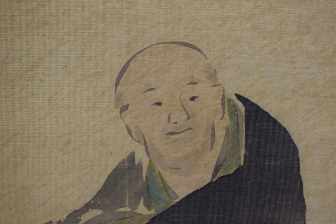 作者不詳/芭蕉/嵐雪/其角/三幅対/掛軸☆宝船☆Y-215　JM