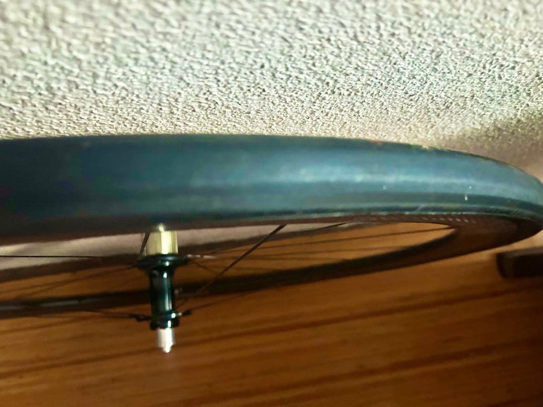 ◆TNIハブ仕様Carbonカーボンホイール後輪＆チューブラータイヤ付き◆