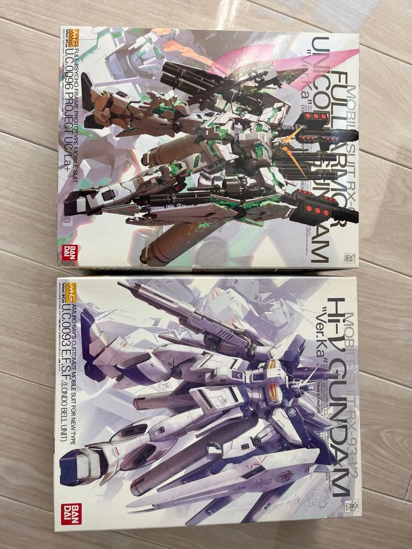 MG フルアーマーユニコーンガンダム・ Hi-νガンダム Ver.Ka2点セット