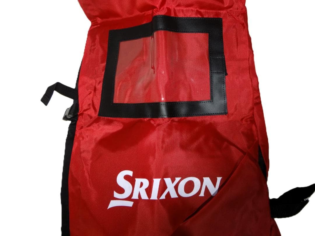 ㋪・Srixon ゴルフバッグ カバー　レッド サイズ: 8-9インチ用