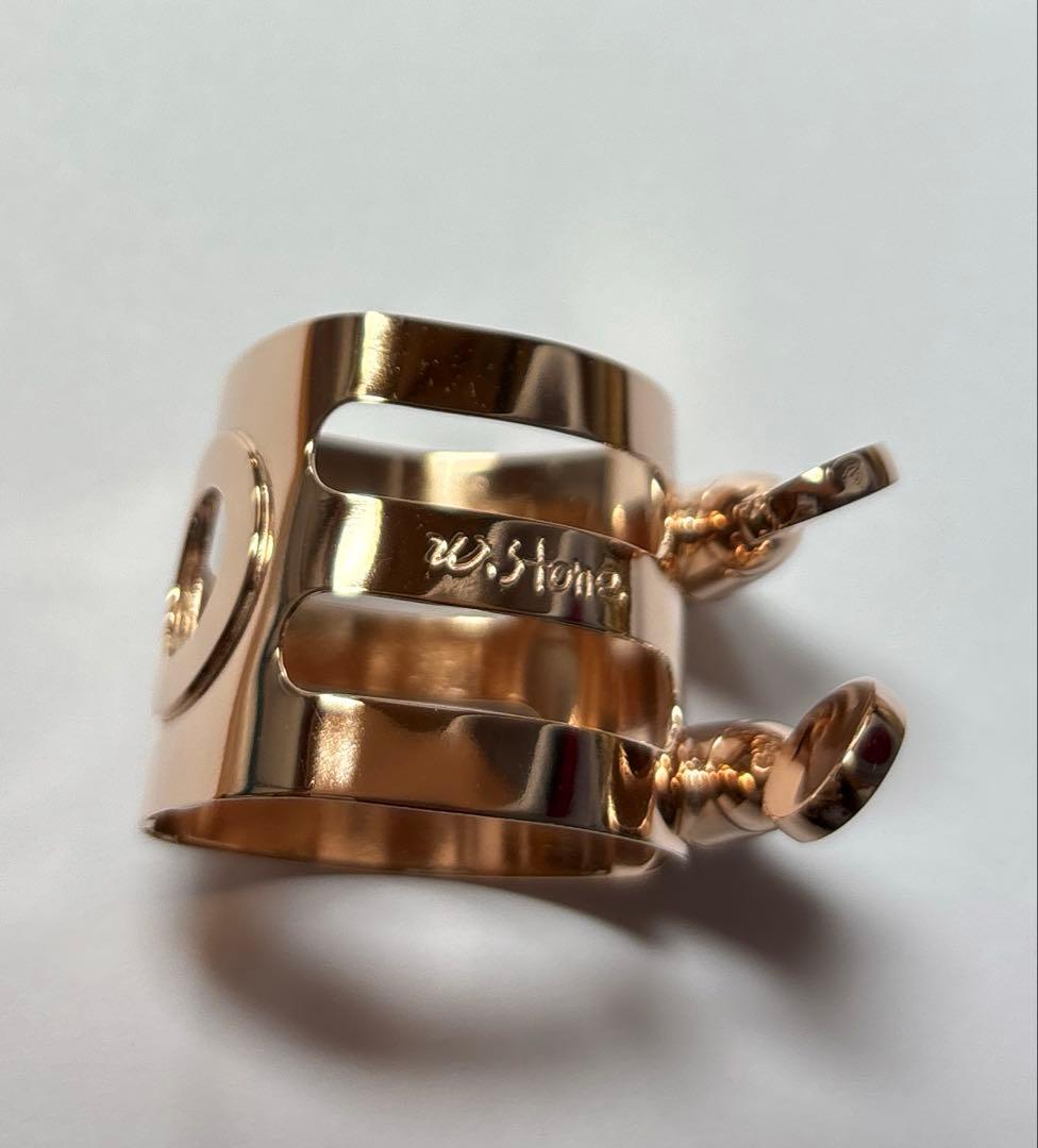 アルトサックス リガチャー　Wood Stone PGP Selmer ラバー用