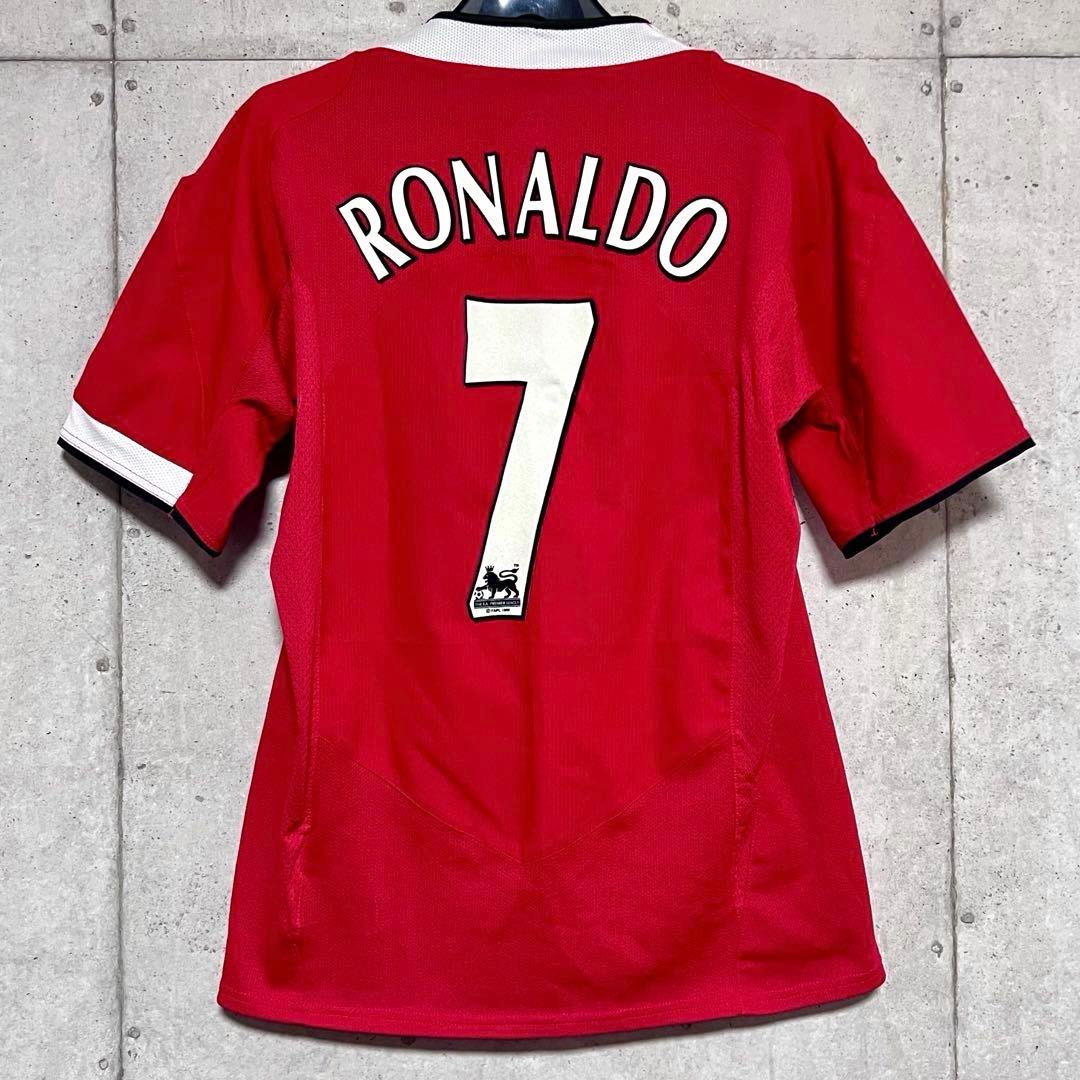 【美品！】04-06マンチェスター・U ♯7 C・ロナウド【Mサイズ相当】ホーム