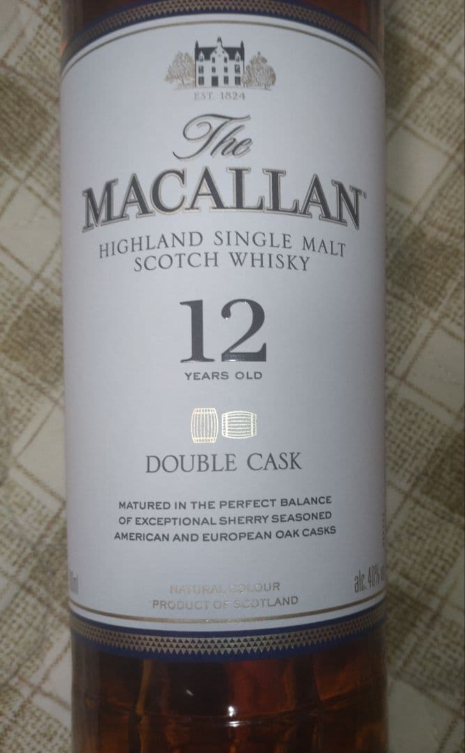 【未使用新品】ザ マッカラン 12年 ダブルカスク 700ml 箱付き正規輸入品