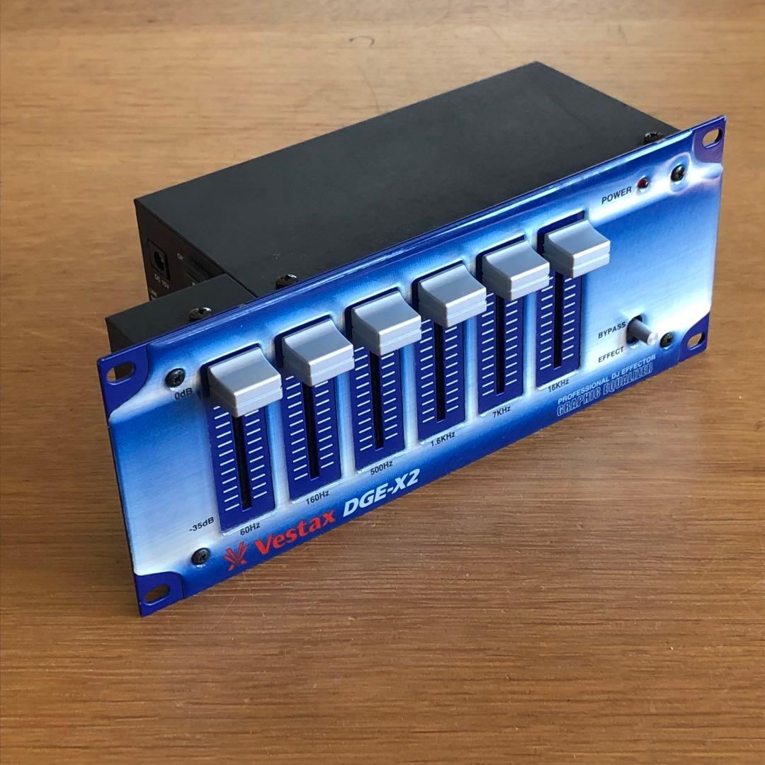 Vestax DGE-X2 6バンドグラフィックイコライザー　メンテ済み中古
