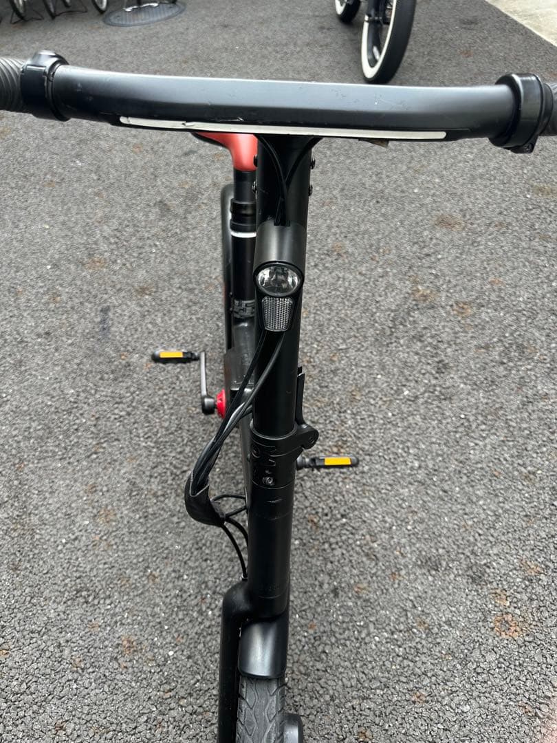 ホンバイク　アシスト自転車 黒と赤