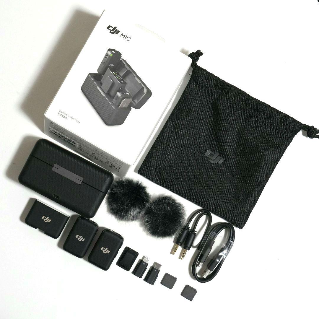 DJI Mic トランスミッター×2＋レシーバー×1＋充電ケース