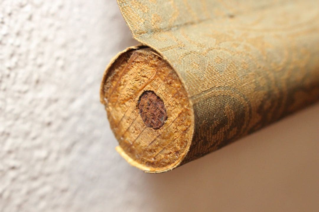 No5501掛軸　在名　探信筆 三幅　水墨　山水画　布袋図　紙本　合箱　送料無料