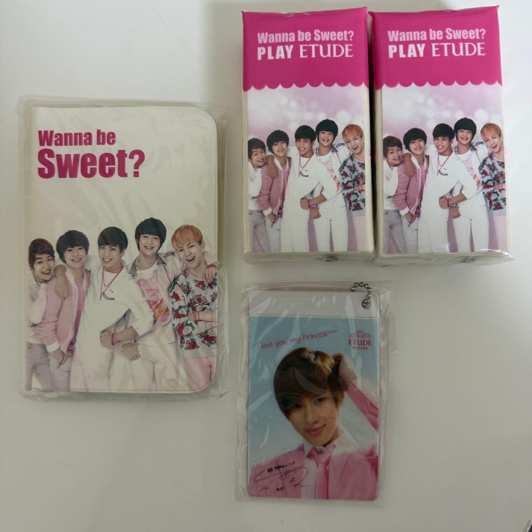 [古参グッズ]SHINee パスポートケース/カードキーチェーン