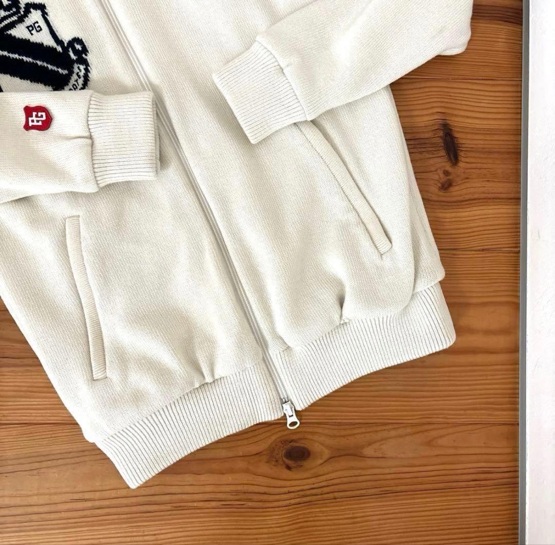 PEARLY GATES パーリーゲイツ ニットフルジップパーカー　0