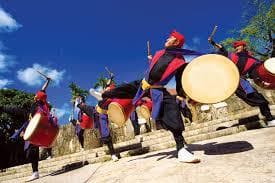 新品未使用(送料無料)28.980円　Nエイサー大太鼓39cm撥付き　跳跳ね♪