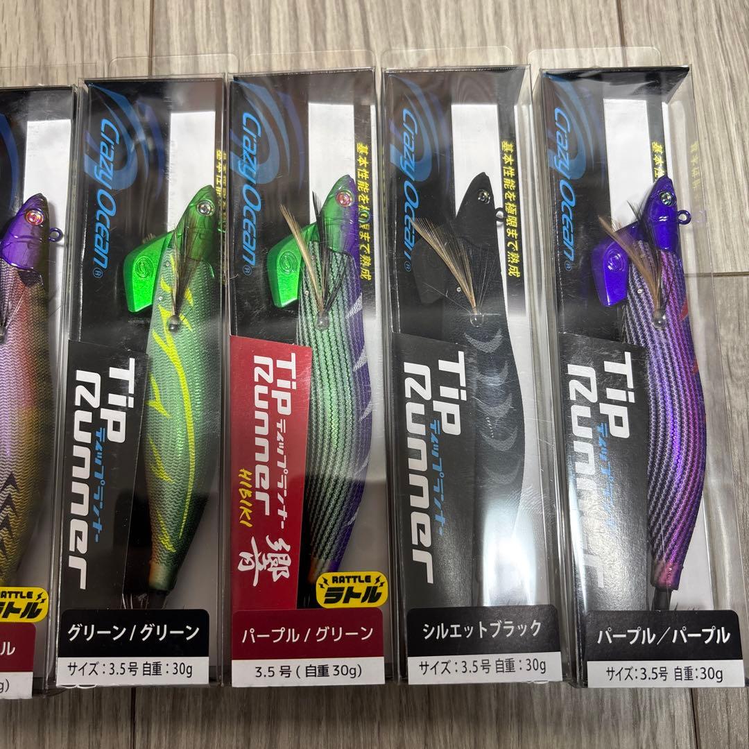 Tip Runner エギ 3.5号 30g 6色セット