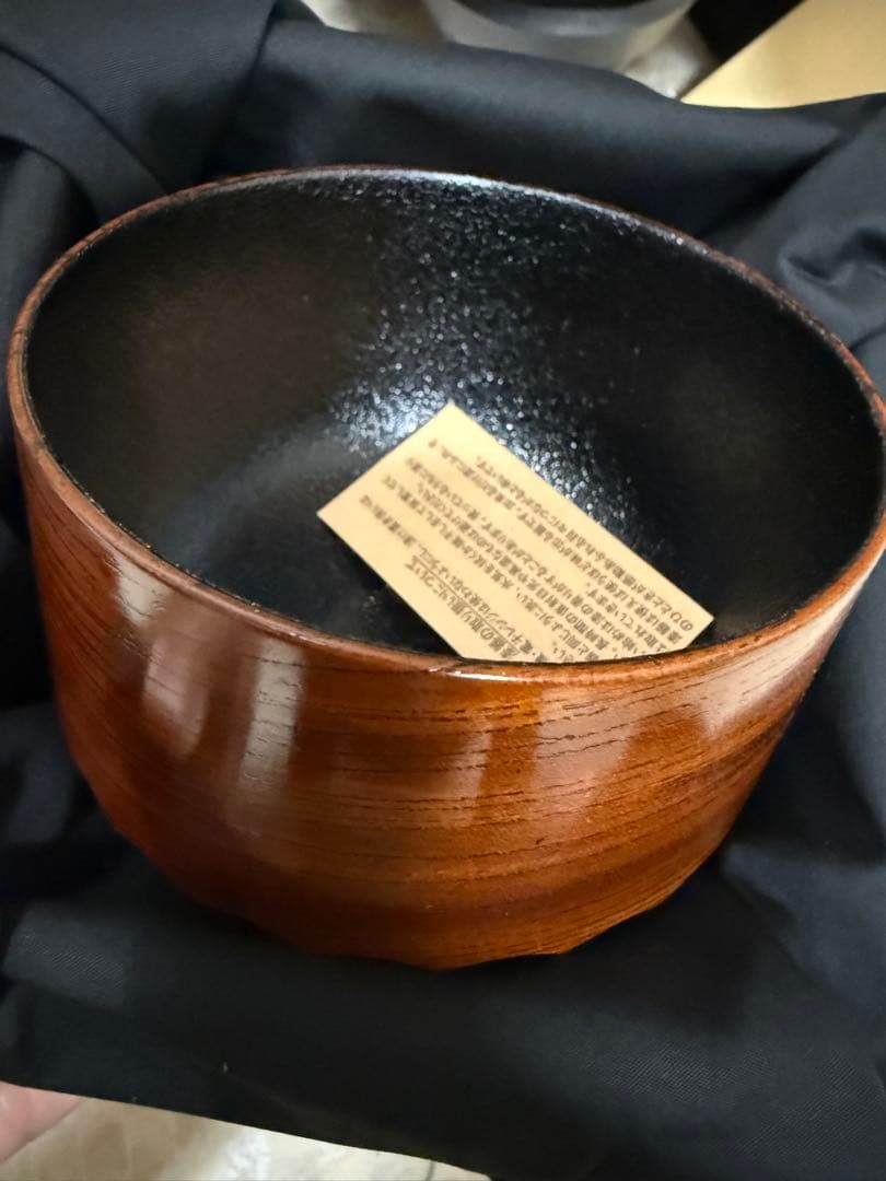 【入手困難】GNU漆　抹茶椀 是空-zeku-