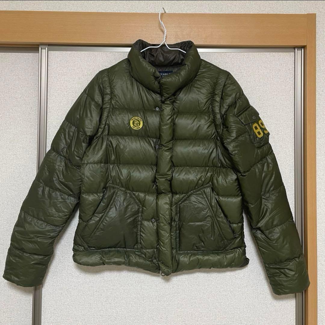 ⛳️美品 パーリーゲイツ 2way ダウンジャケット カーキ サイズ1⛳️