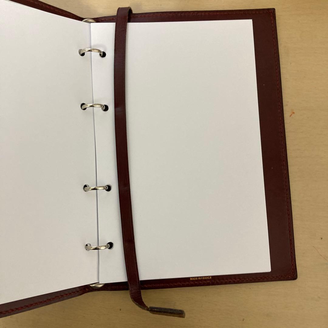 エルメス　バインダー式　本革手帳　A5サイズ