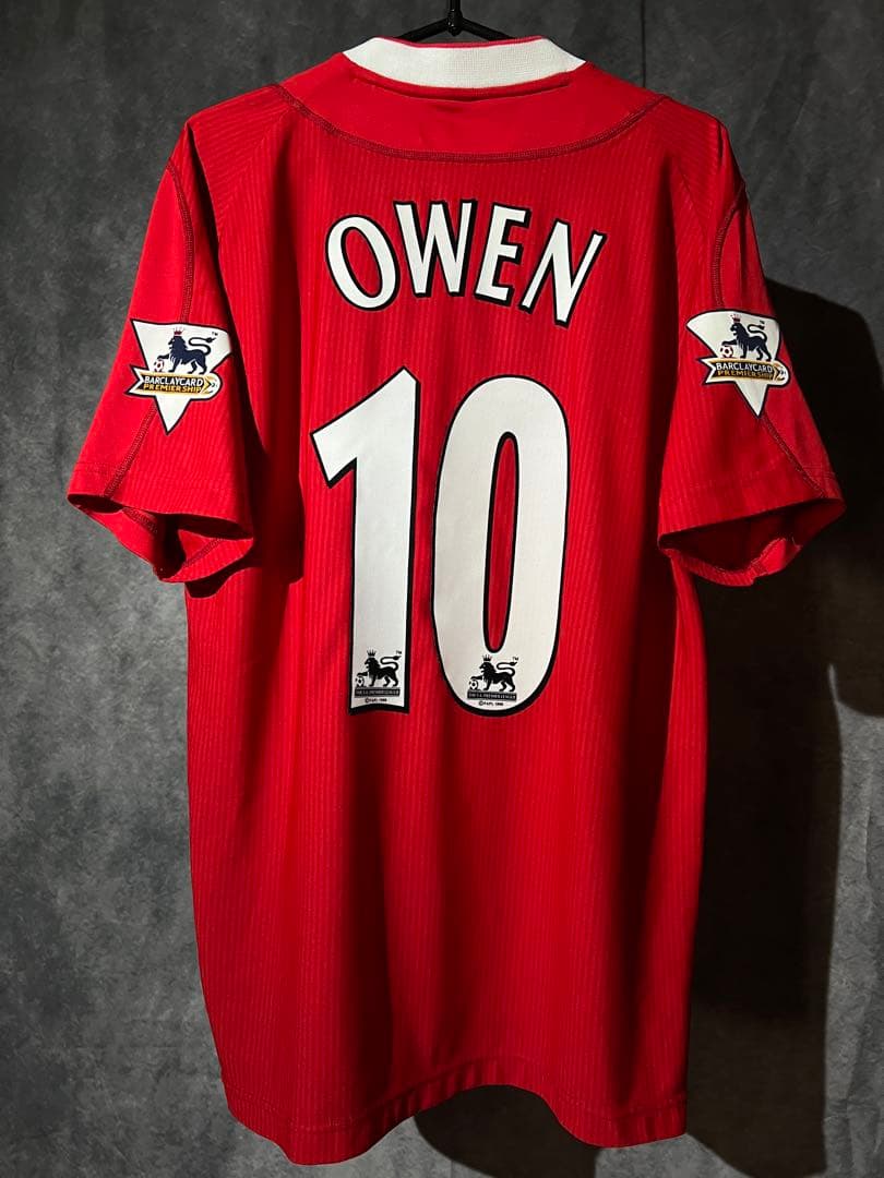 【正規品】オーウェン ＃１０リバプール０２／０４ユニフォーム（H）