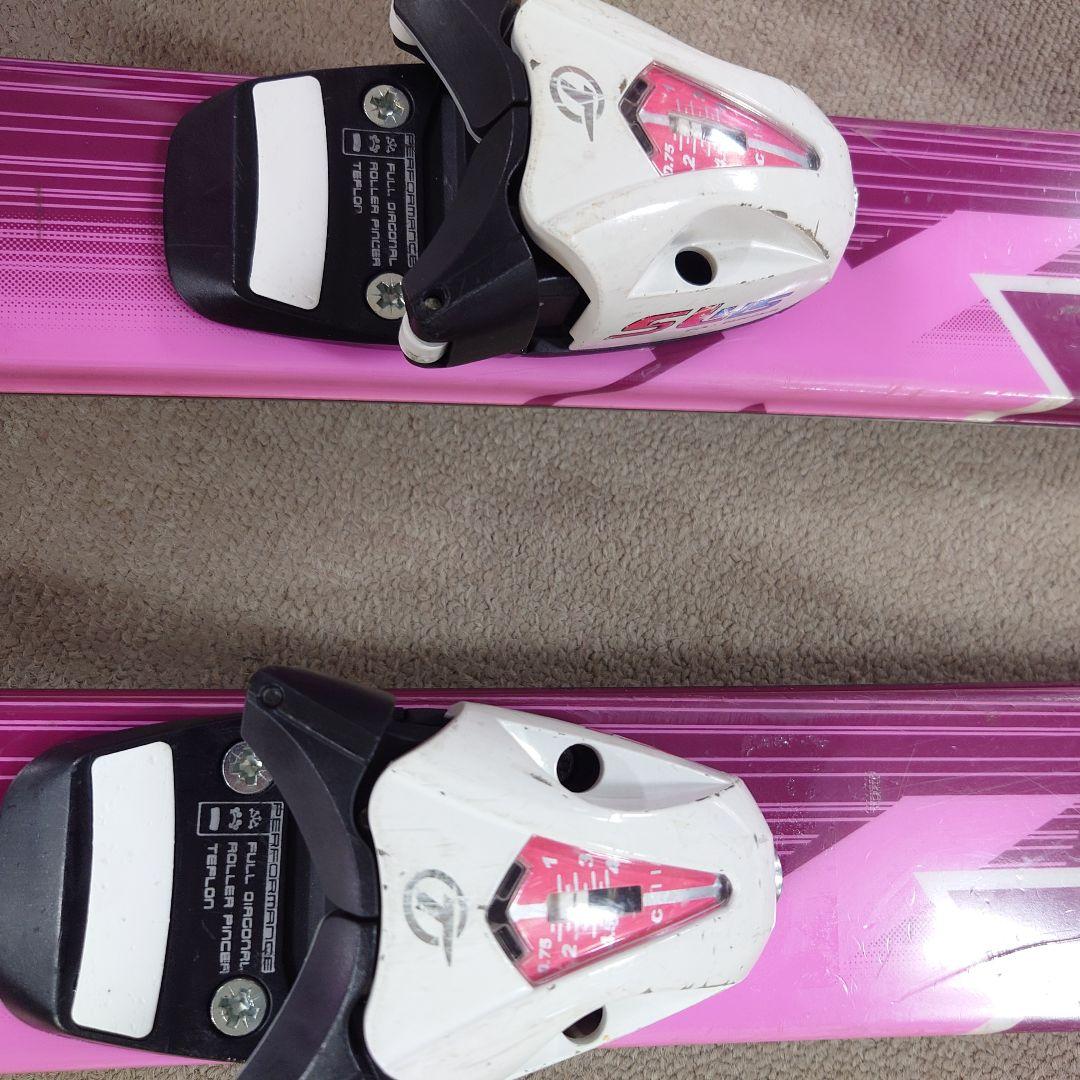 即滑走OK 使用済小学生スキー118cmブーツ22cm23cm2足 ポールおまけ