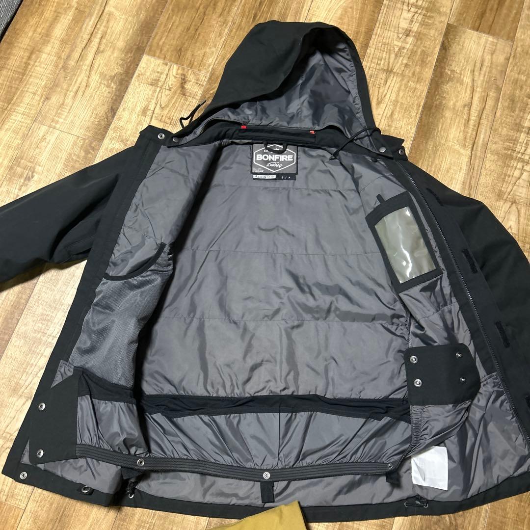 BONFIRE スキー、スノーボードウェア ブラック カーキ
