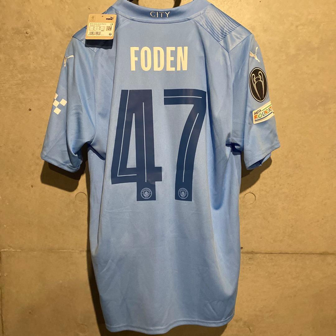 フォーデン　マンチェスター・シティ　23/24　ホーム　CL仕様