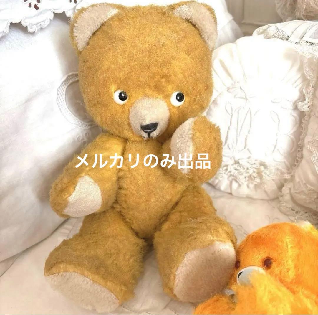 ポンチ目　DDRベア ビンテージ　アンティークベア