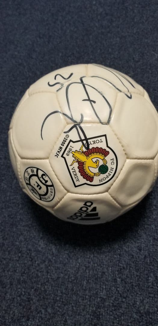 森本　貴幸　直筆サインボール、日本代表、東京ヴェルディ