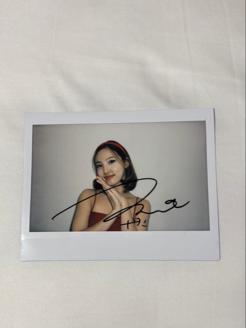 TWICE ナヨン直筆チェキ