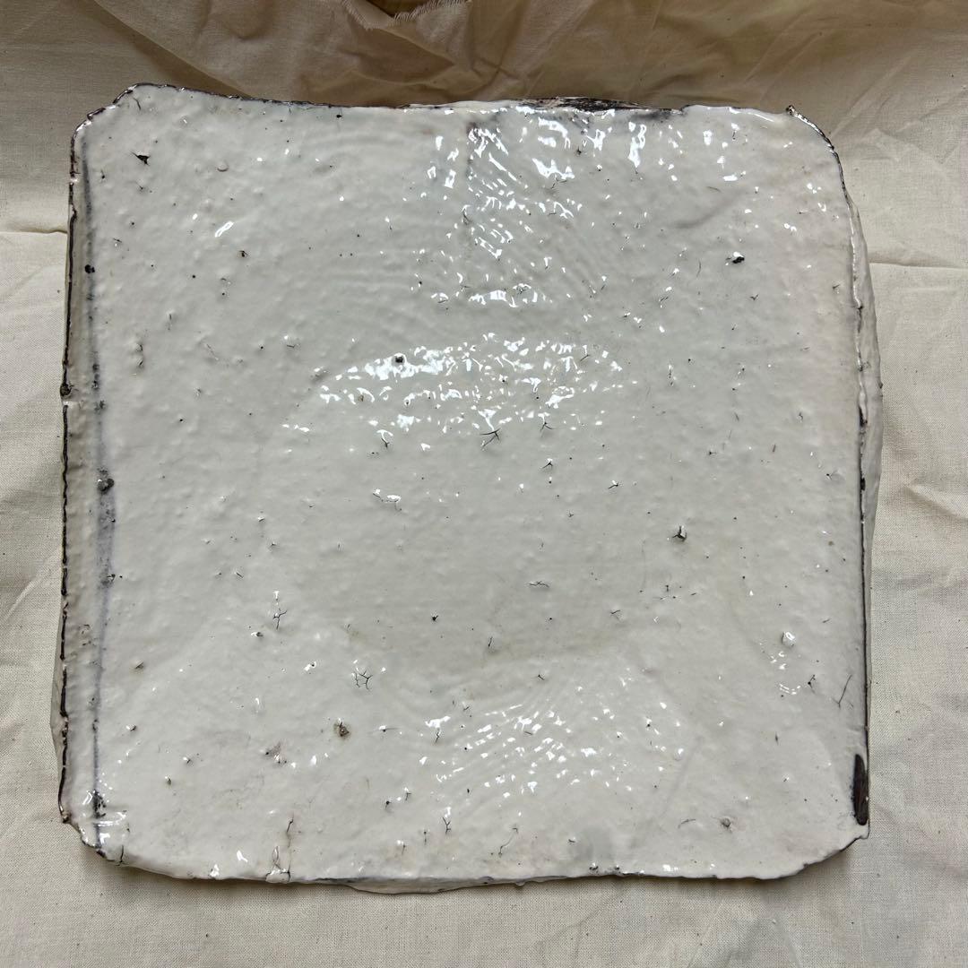 辻村史朗　粉吹八寸　皿