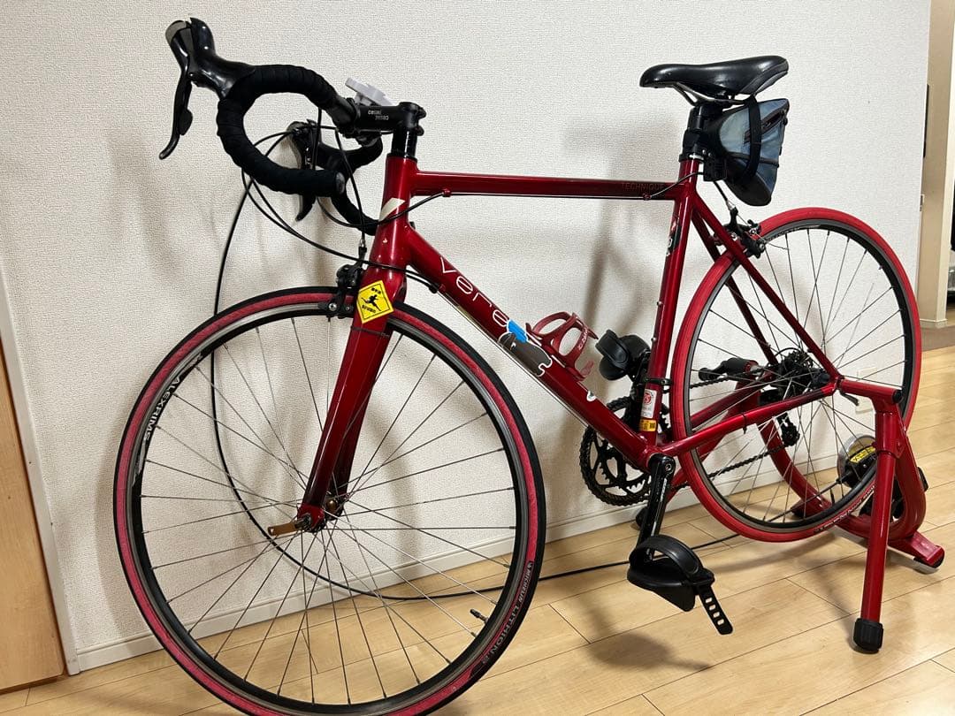 岡山市引渡又はたのめる便verenti ロードバイク+minoura LR340